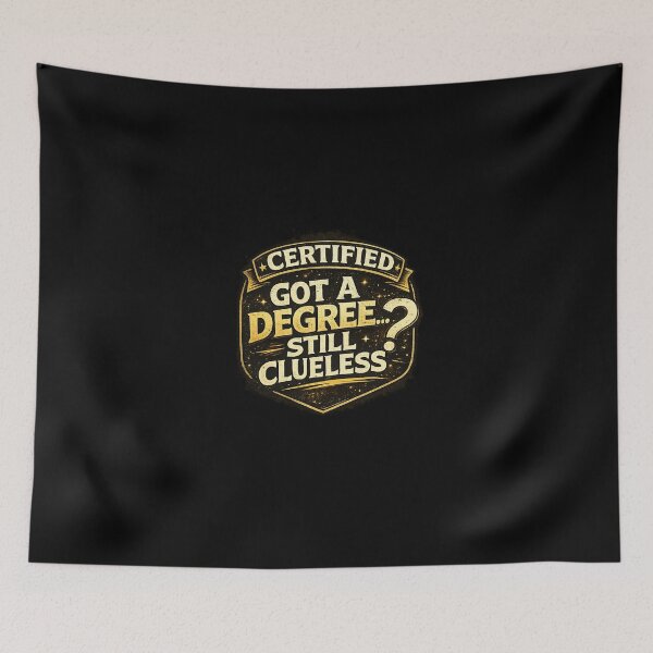 Item preview, Got a Degree Still Clueless Shirt – Funny Graduation Meme Sarcastic Grad Gift designed and sold by Line-Mood1⭐️⭐️⭐️⭐️⭐️.