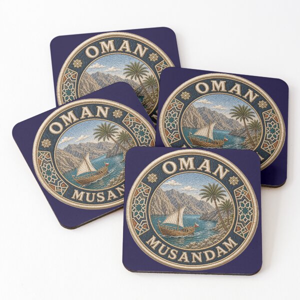 Item preview, Musandam, Oman – Dhow, fjord coast & mountain range designed and sold by Girih.