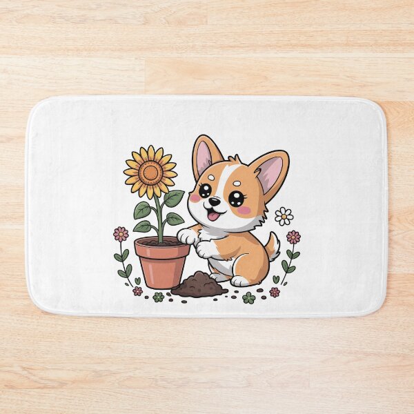 Item preview, Corgi with Sunflower designed and sold by jkrphoto.
