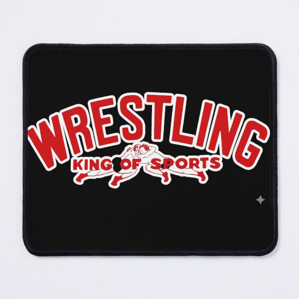 Item preview, Title: Vintage Wrestling King of Sports - Classic Grappling Retro Logo designed and sold by The Irish Whip.