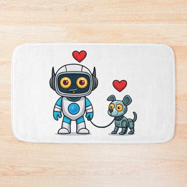 Item preview, Cute Robot & Robodog designed and sold by Digitaload.