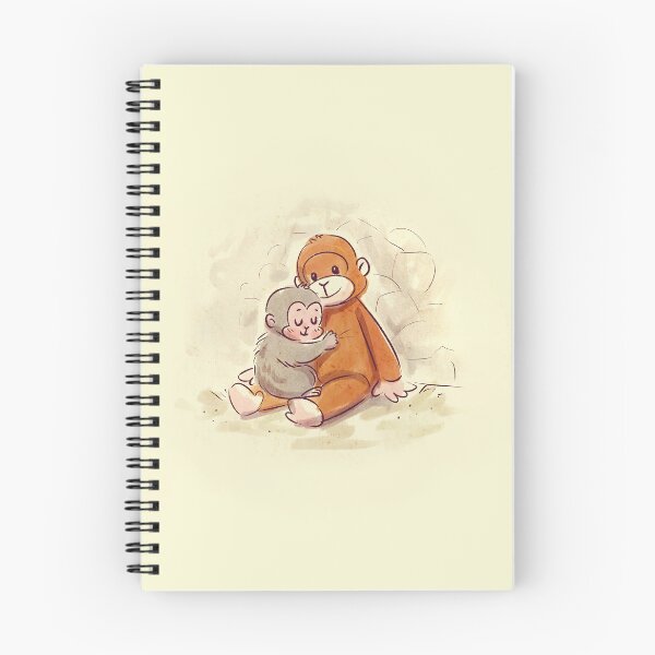 Item preview, THE LITTLE MONKEY PUNCH'S HUG designed and sold by trixilustra.