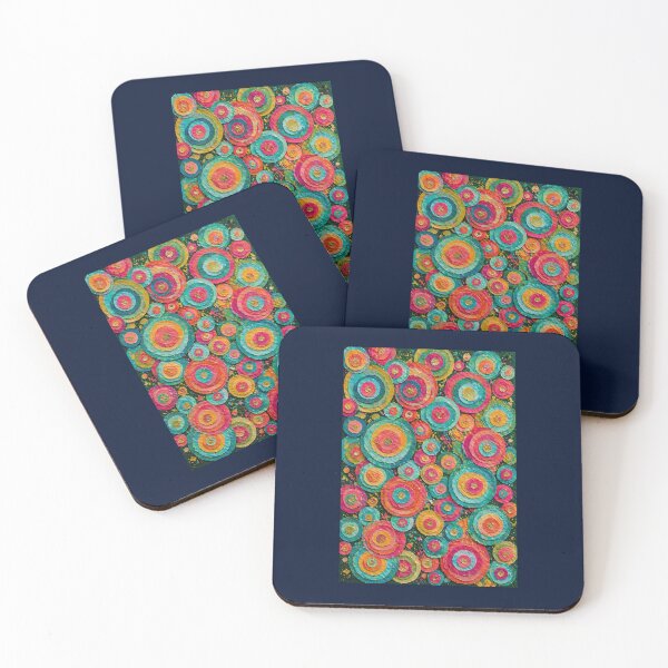 Item preview, navy circles designed and sold by Christina Lumenara.