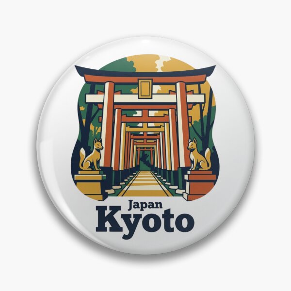 Item preview, Kyoto Fushimi Inari Bold Retro Travel Art designed and sold by Inkworksbyshery.
