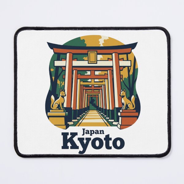 Item preview, Kyoto Fushimi Inari Bold Retro Travel Art designed and sold by Inkworksbyshery.