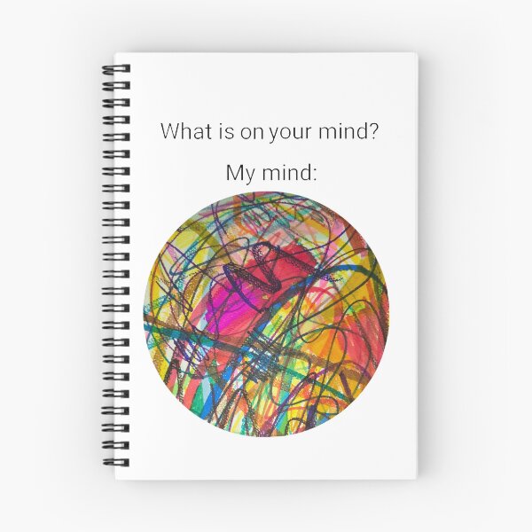 Item preview, What Is On Your Mind? Funny Gift For Dreamers designed and sold by MiraAmiStudio.