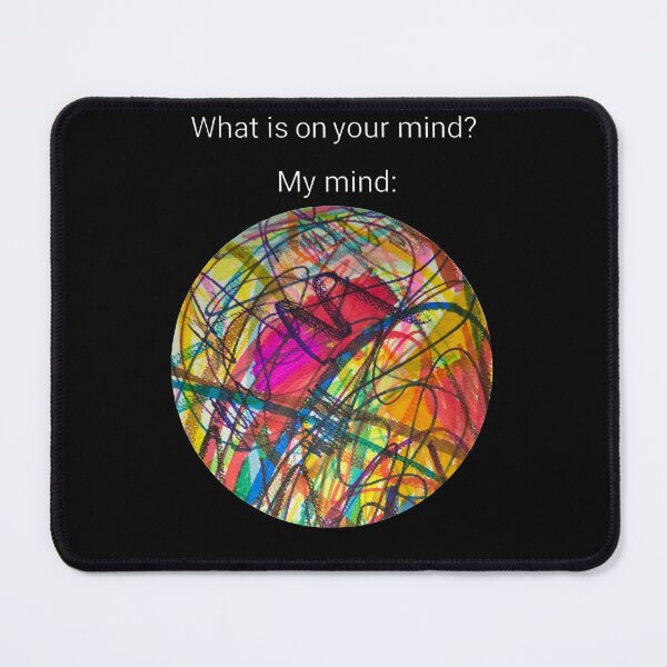 Item preview, What Is On Your Mind? Funny Gift For Dreamers designed and sold by MiraAmiStudio.