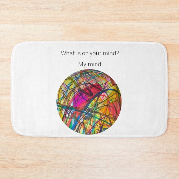 Item preview, What Is On Your Mind? Funny Gift For Dreamers designed and sold by MiraAmiStudio.