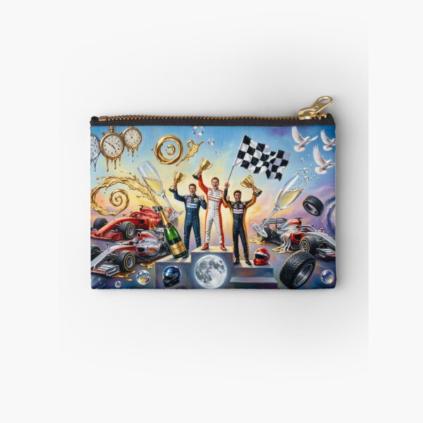 Item preview, F1 Podium Dream – Surrealist Oil Painting designed and sold by ticzla95.