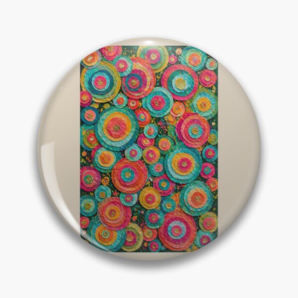 Item preview, cream circles designed and sold by Christina Lumenara.