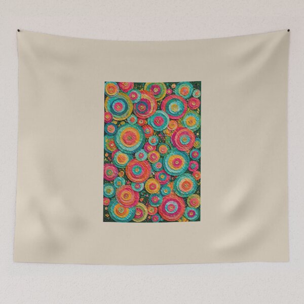 Item preview, cream circles designed and sold by Christina Lumenara.