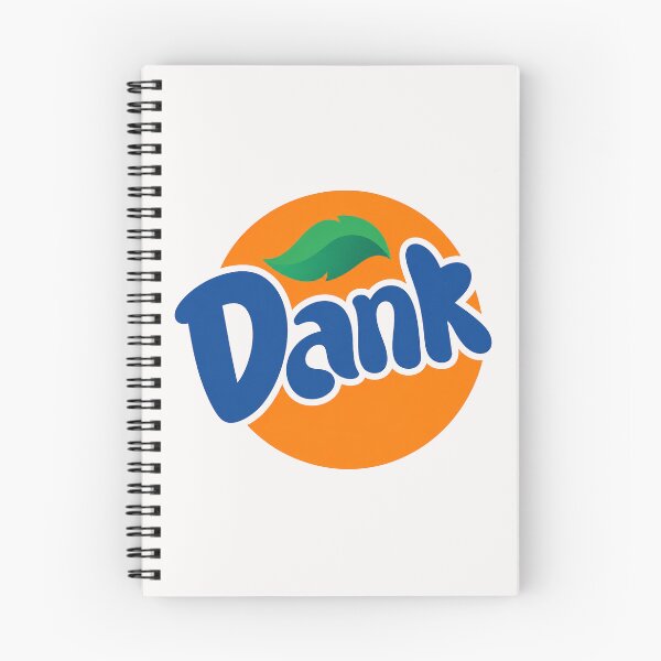 Item preview, Bold “Dank” Logo with Orange Slice Backdrop and Leaf Accent – A Playful 420-Inspired Design designed and sold by Analog Aura .