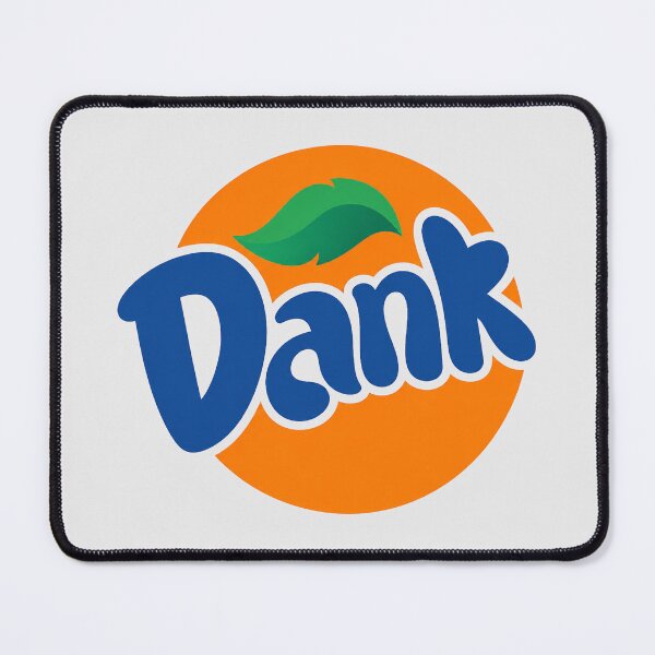 Item preview, Bold “Dank” Logo with Orange Slice Backdrop and Leaf Accent – A Playful 420-Inspired Design designed and sold by Analog Aura .