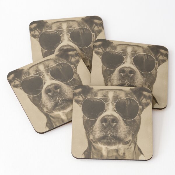 Item preview, COOL DOG – Vintage Home Art Print designed and sold by MarkedArtPrints.