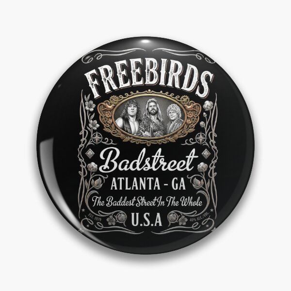 Item preview, Freebirds Badstreet USA Whiskey Label Tribute Professional Wrestling GraphicThe  designed and sold by The Irish Whip.