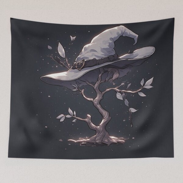 Item preview, witch hat tree ink  designed and sold by Icarios.