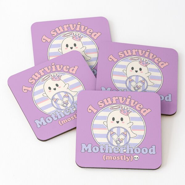 Item preview, I Survived Motherhood Mostly Mom Design designed and sold by Teeny Quities.