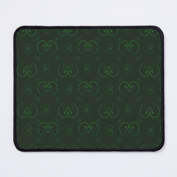 Item preview, Pattern with grass-colored snakes grouped in the shape of hearts designed and sold by Cherevan.