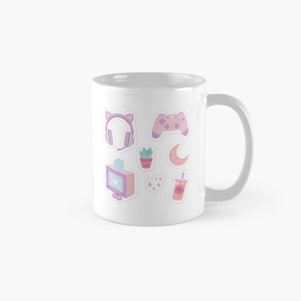Item preview, Cute Gamer Girl Aesthetic Sticker Sheet Cozy Gaming Pack designed and sold by PawfectStickersCo.