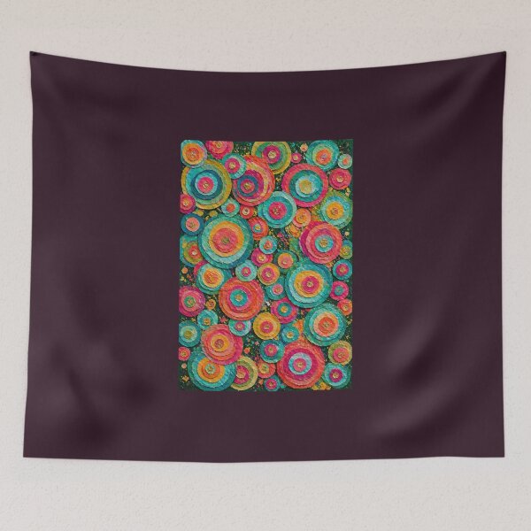 Item preview, plum circles designed and sold by Christina Lumenara.