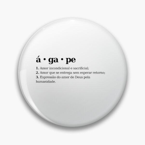 Item preview, O que é... Ágape designed and sold by CristoTodoDia.