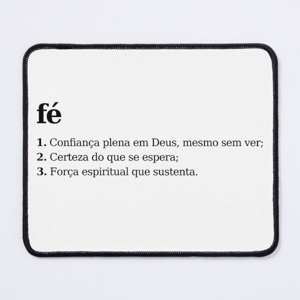 Item preview, O que é... Fé (faith) designed and sold by CristoTodoDia.