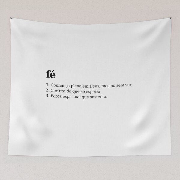 Item preview, O que é... Fé (faith) designed and sold by CristoTodoDia.