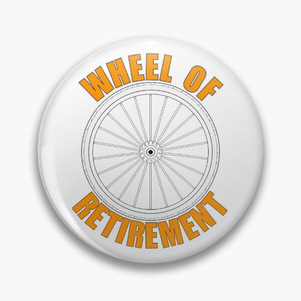 Item preview, Wheel Of Retirement - Bicycling designed and sold by MSM Designs.