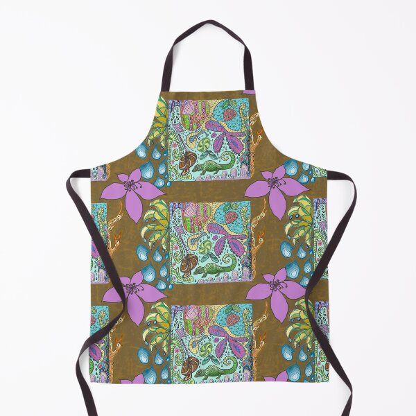 Item preview, Zentangle Fantasy Rainforest Jungle  designed and sold by CheranY.