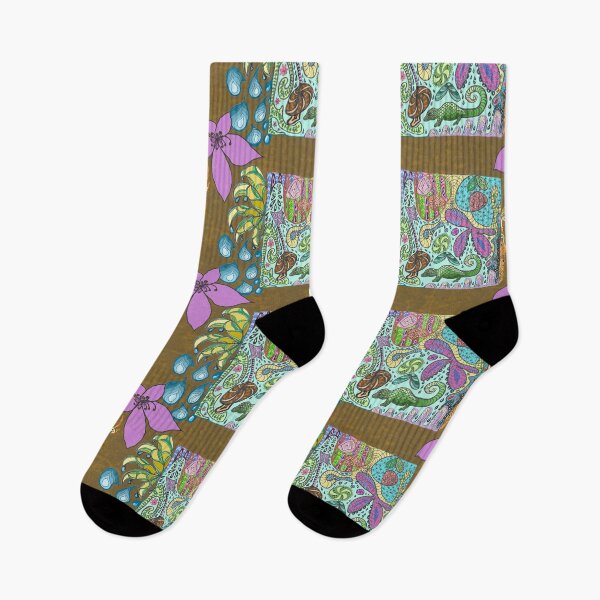 Item preview, Zentangle Fantasy Rainforest Jungle  designed and sold by CheranY.