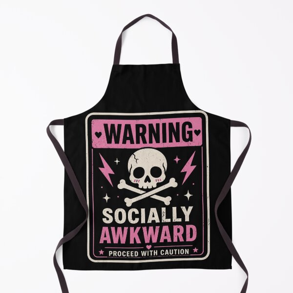 Item preview, Warning Socially Awkward designed and sold by Midnight Mood.