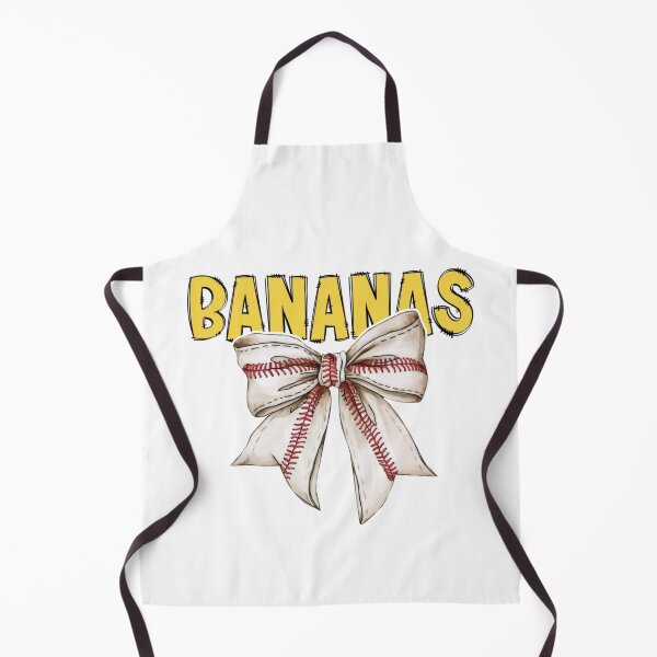 Item preview, Bananas Baseball Bow Funny Sports Mom Softball Game Day designed and sold by Ali-printshop.