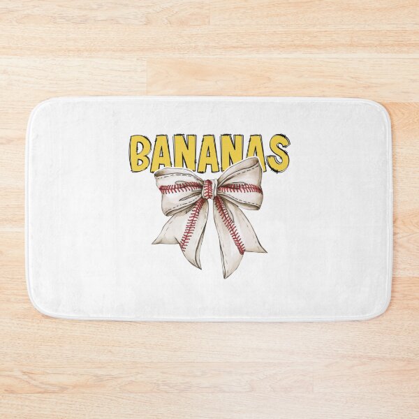 Item preview, Bananas Baseball Bow Funny Sports Mom Softball Game Day designed and sold by Ali-printshop.