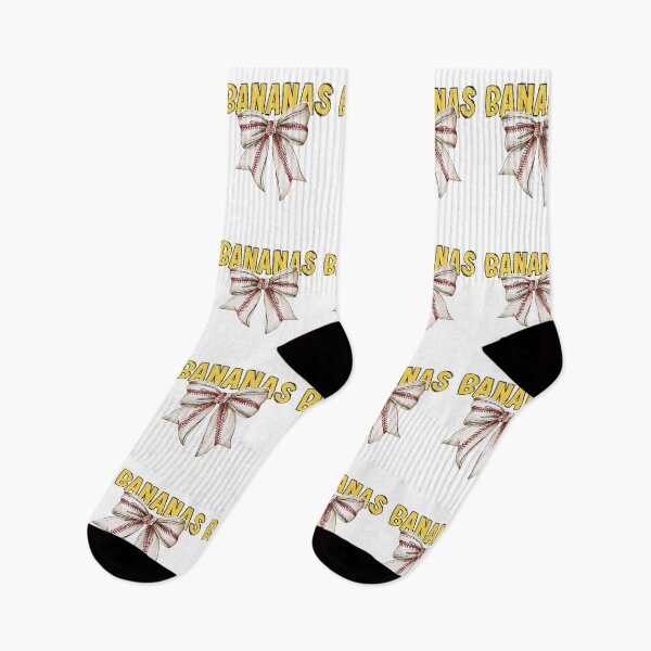 Item preview, Bananas Baseball Bow Funny Sports Mom Softball Game Day designed and sold by Ali-printshop.