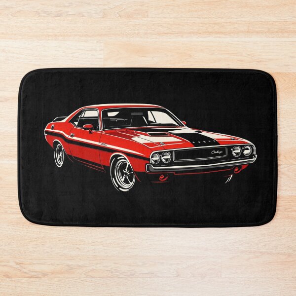 Artikelvorschau, 1970 Challenger R/T Coupé – Klassisches rotes Mopar Muscle Car Art entworfen und verkauft von Stinky Lincy's Apparel Company.