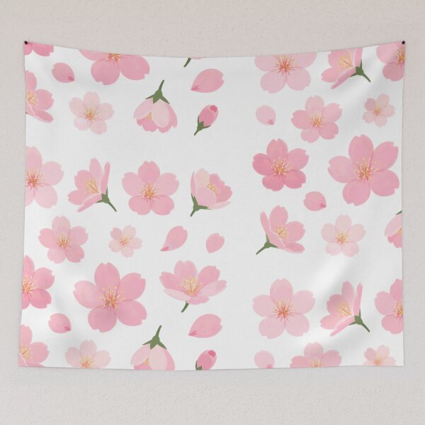 Item preview, Japanese Cherry Blossom Floral Art designed and sold by BrunoLinuxArt.