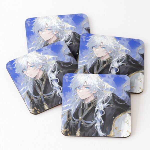 Item preview, White haired blue eyed  anime mage designed and sold by Icarios.
