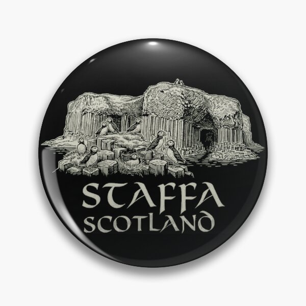 Item preview, Isle of Staffa Puffins and Fingals Cave designed and sold by Loom on the Loch.