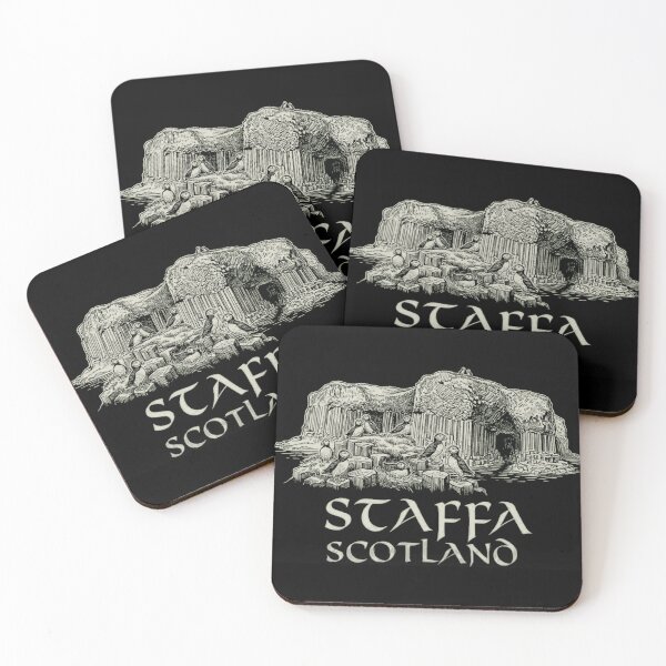 Item preview, Isle of Staffa Puffins and Fingals Cave designed and sold by Loom on the Loch.