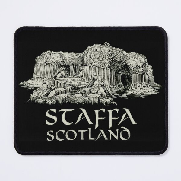 Item preview, Isle of Staffa Puffins and Fingals Cave designed and sold by Loom on the Loch.