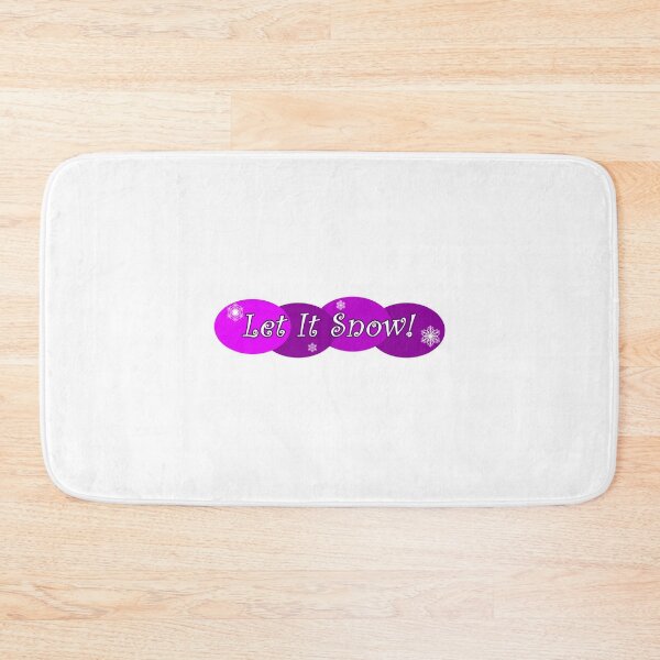 Item preview, Let It Snow Purple designed and sold by Normbot2000.