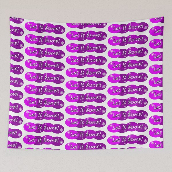 Item preview, Let It Snow Purple designed and sold by Normbot2000.