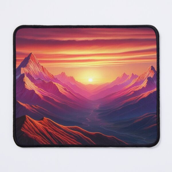 Item preview, Mountain Range at Sun Set designed and sold by Adways.