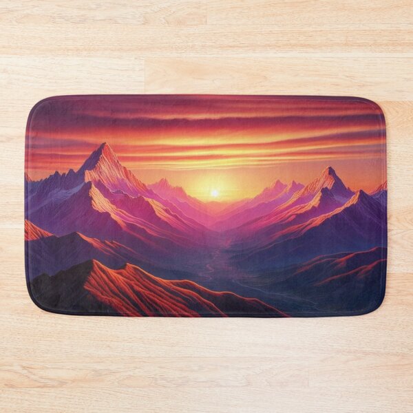 Item preview, Mountain Range at Sun Set designed and sold by Adways.