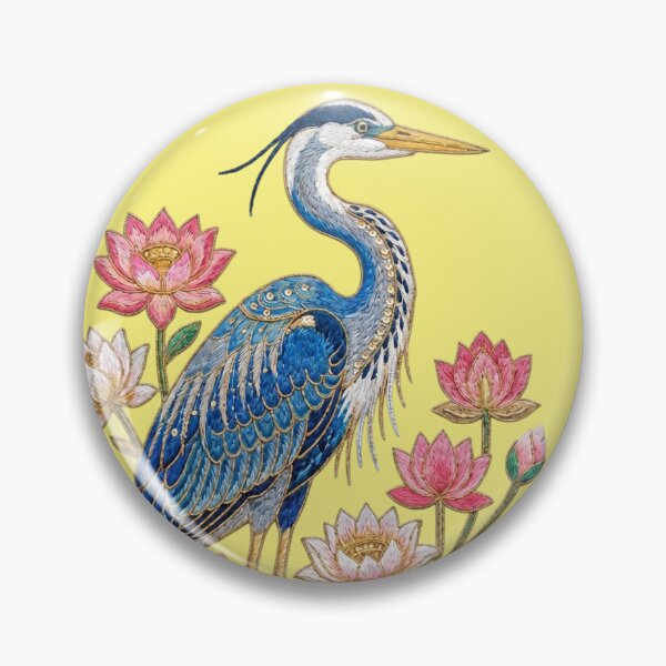 Item preview, The egret and the lotus flower designed and sold by PP&RAINBOW SHOP.