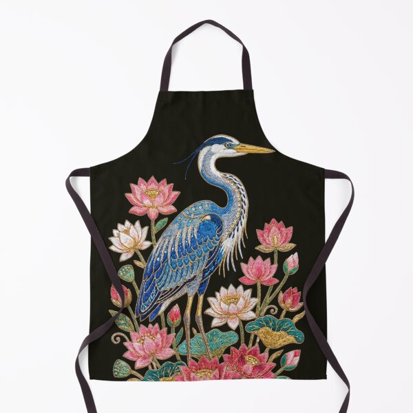 Item preview, The egret and the lotus flower designed and sold by PP&RAINBOW SHOP.