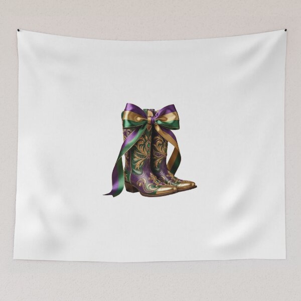 Item preview, Western Boots Bow Design designed and sold by Mirandalab.