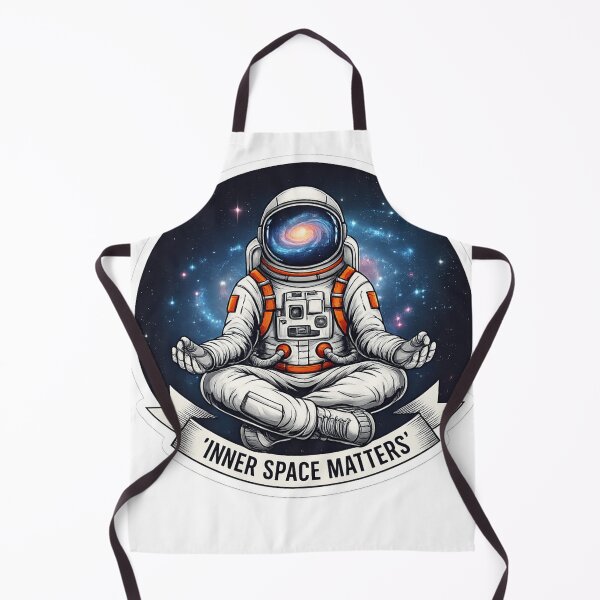 Item preview, Inner Space Matters Astronaut Meditation Design | Cosmic Mindfulness Art designed and sold by Altair_.