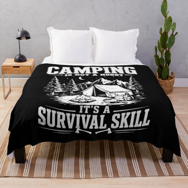 Item preview, Camping It’s Not a Hobby It’s a Survival Skill Men Outdoor designed and sold by Ali-printshop.