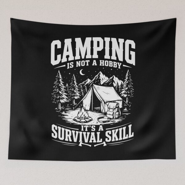 Item preview, Camping It’s Not a Hobby It’s a Survival Skill Men Outdoor designed and sold by Ali-printshop.